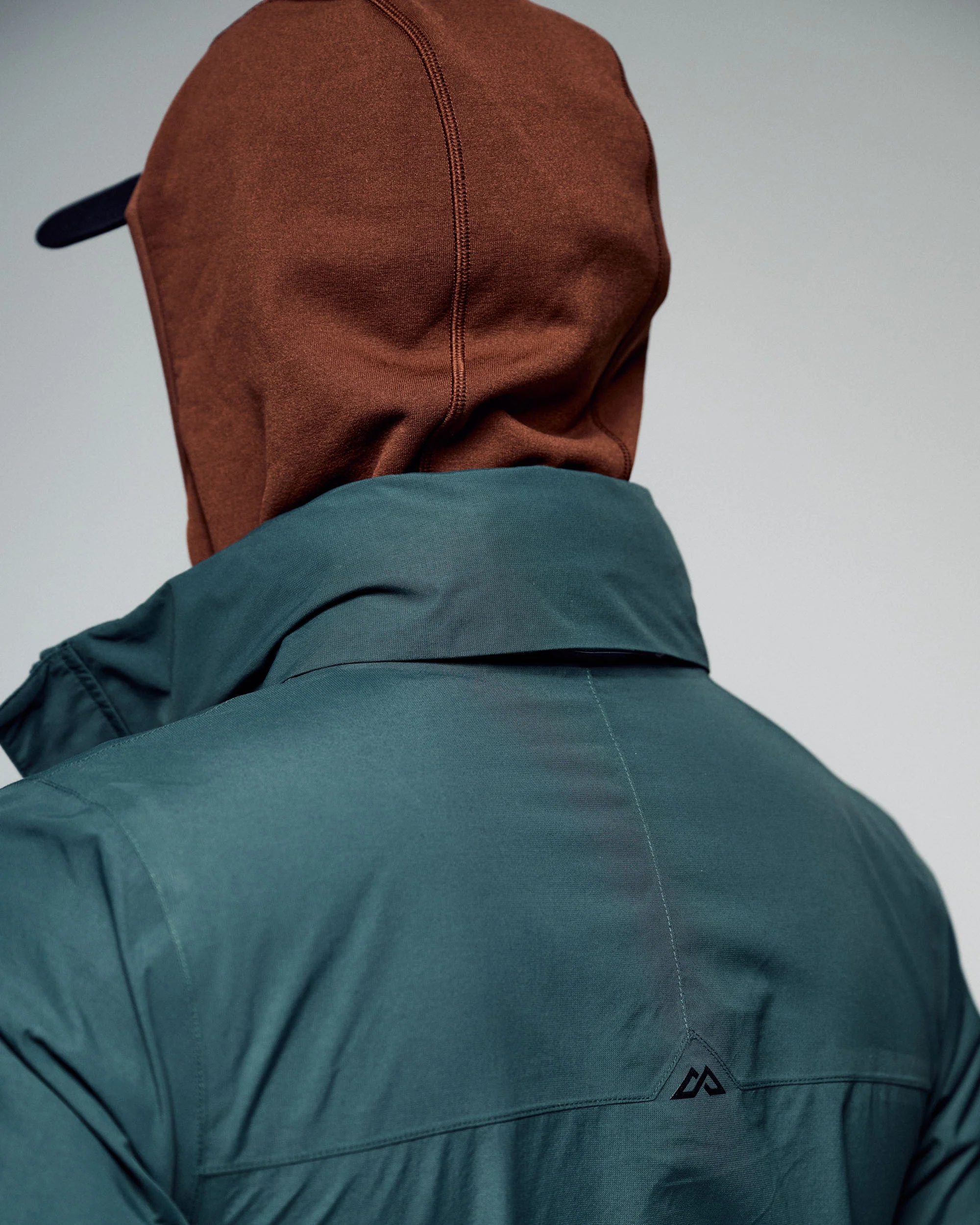 Men's Andulo 2-layer Rain Jacket - Deep Forest - Image 4