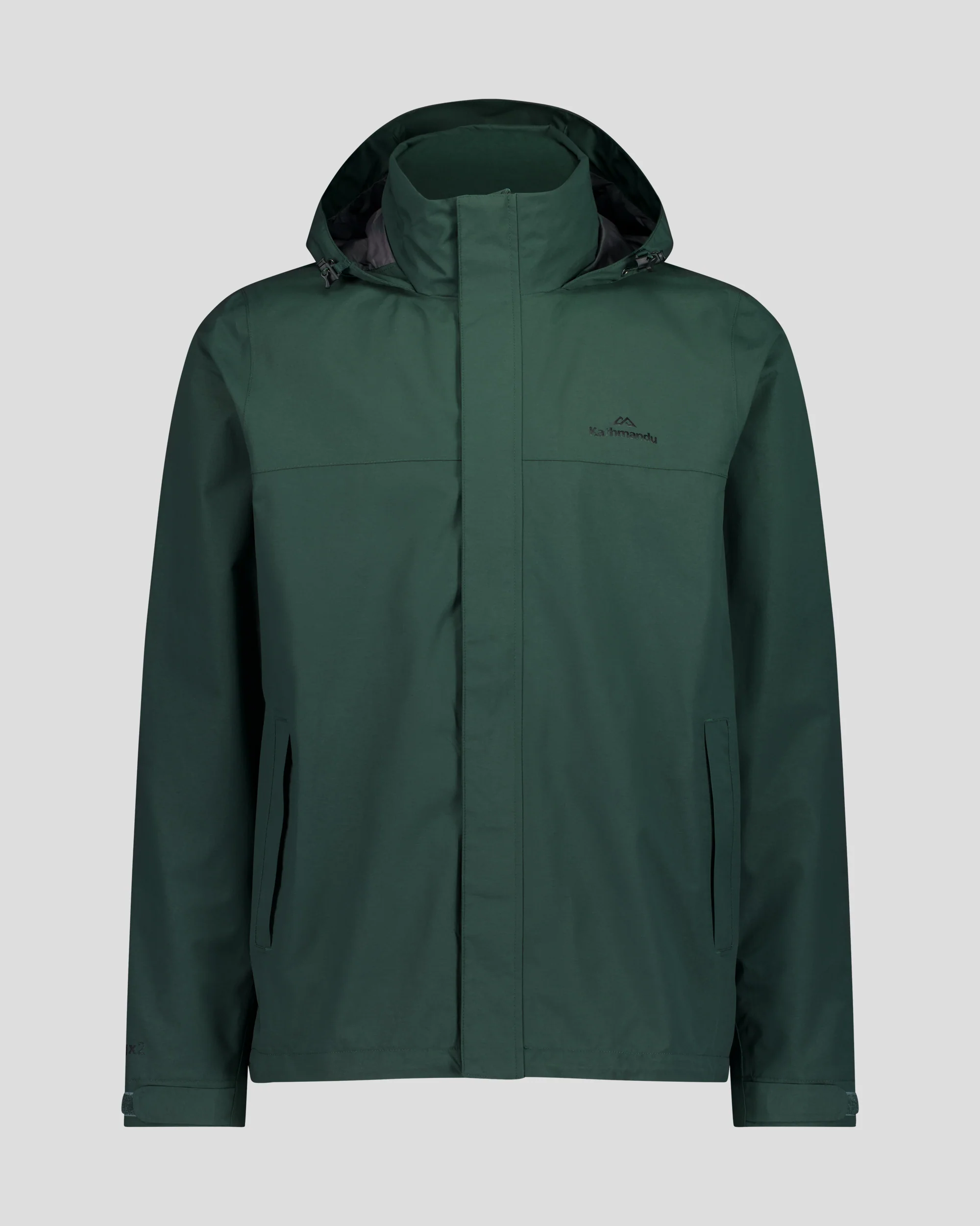 Men's Andulo 2-layer Rain Jacket - Deep Forest - Image 7