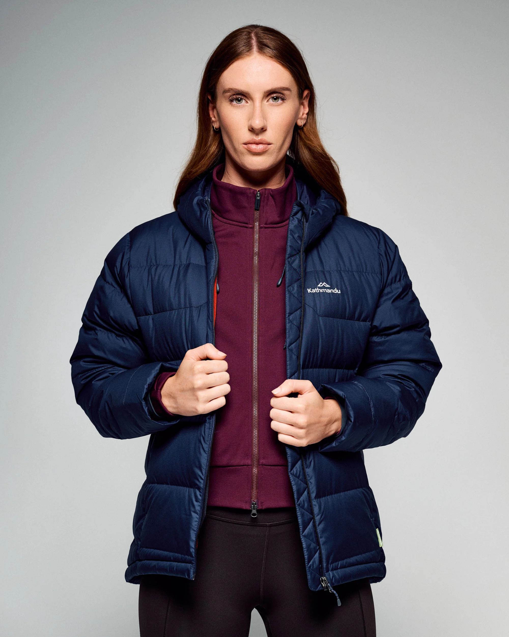 Women's Epiq Hooded Down Jacket - Midnight Navy