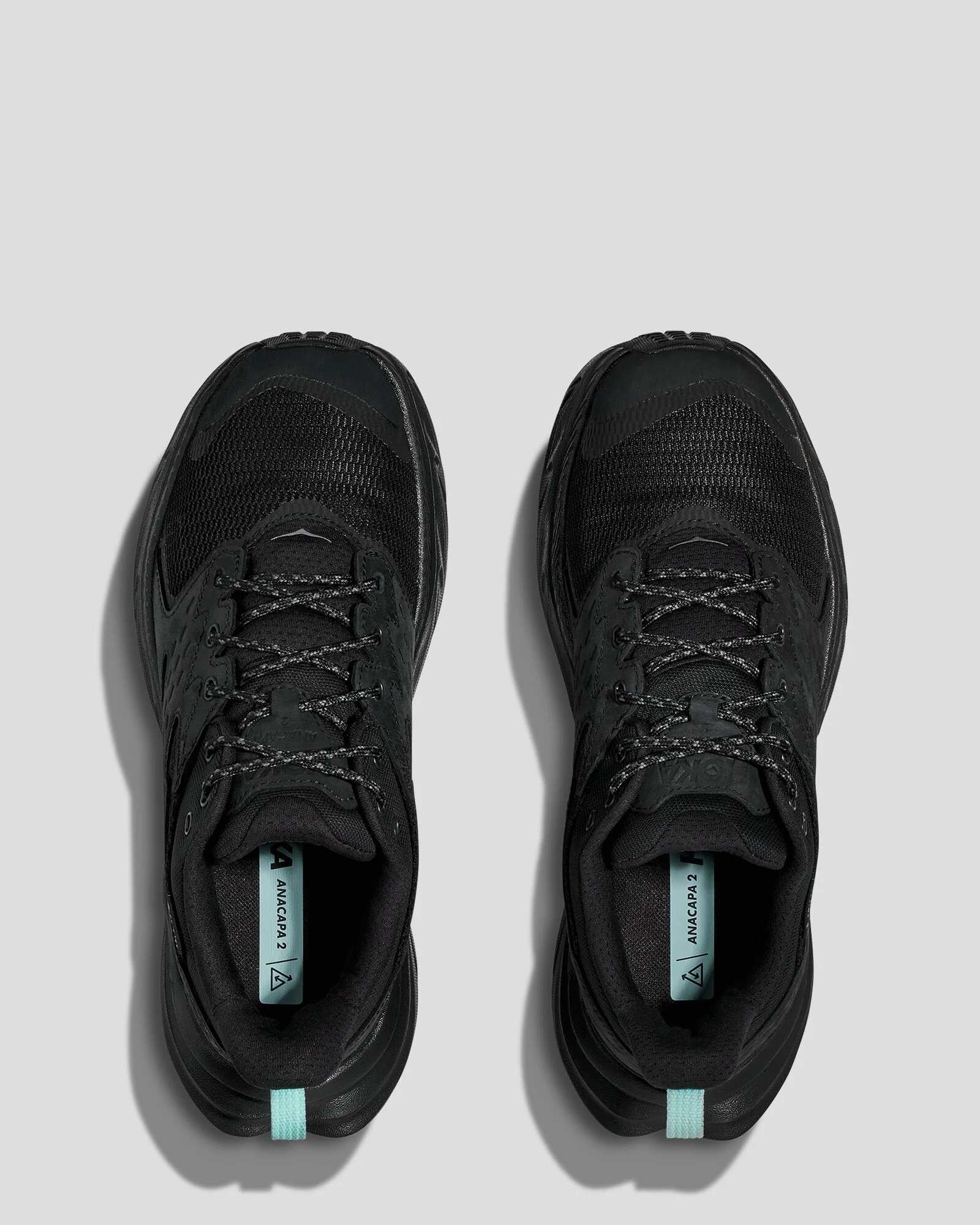 Women's Hoka Anacapa 2 Low GTX Hiking Shoes - Black - Image 10