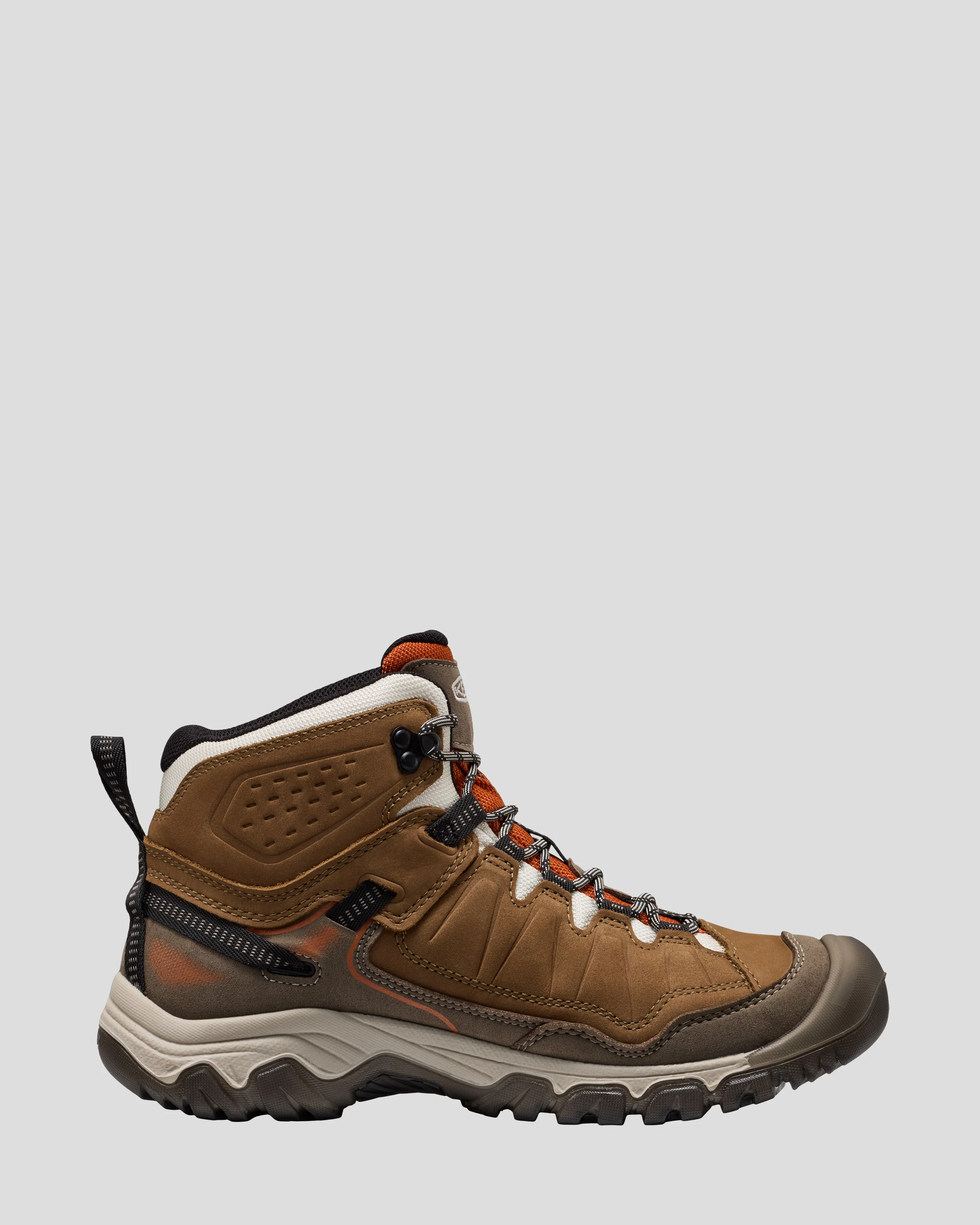 Men's Keen Targhee IV Mid Waterproof Boots - Brindle/Canteen - Image 3