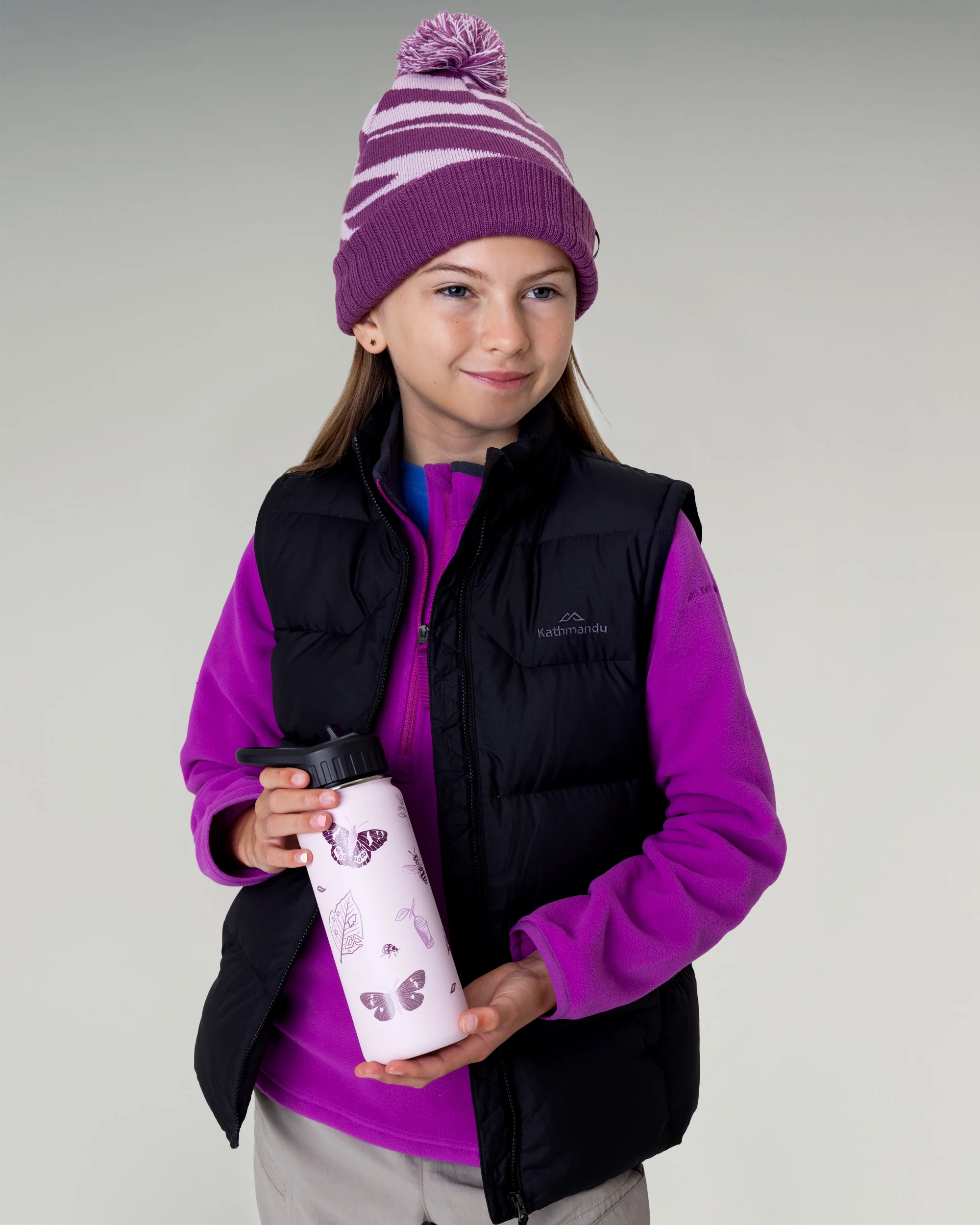 Kids' Epiq Down Vest - Black Stingray