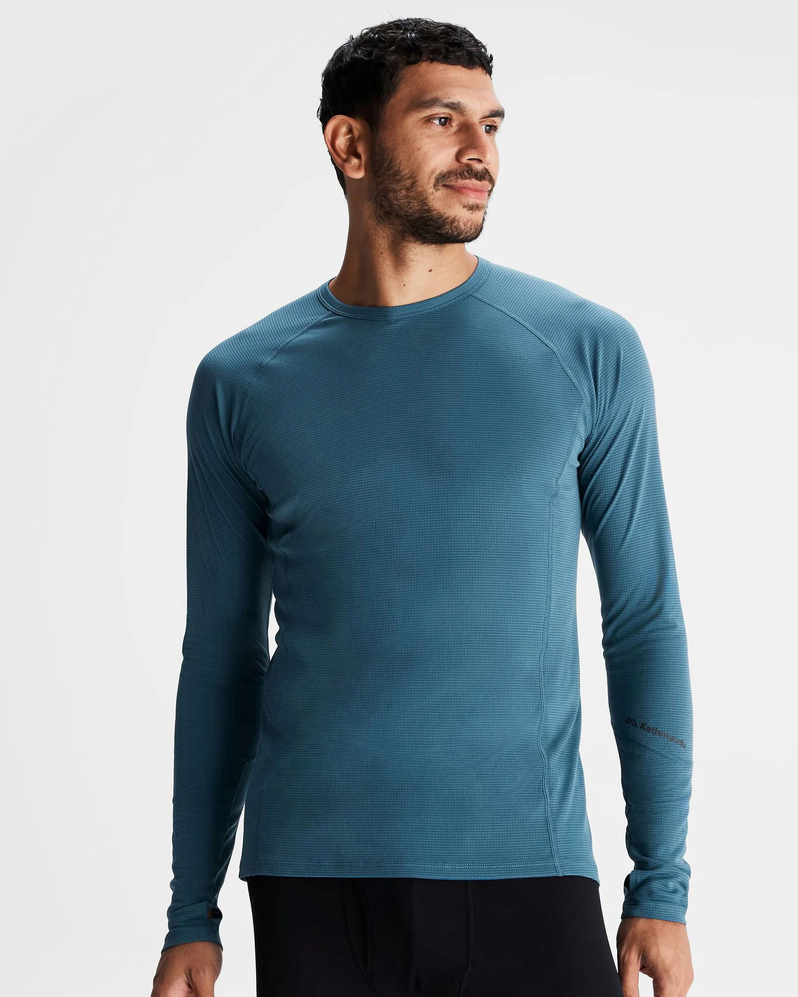 Men's KMDAction Baselayer Top  - Steel Blue