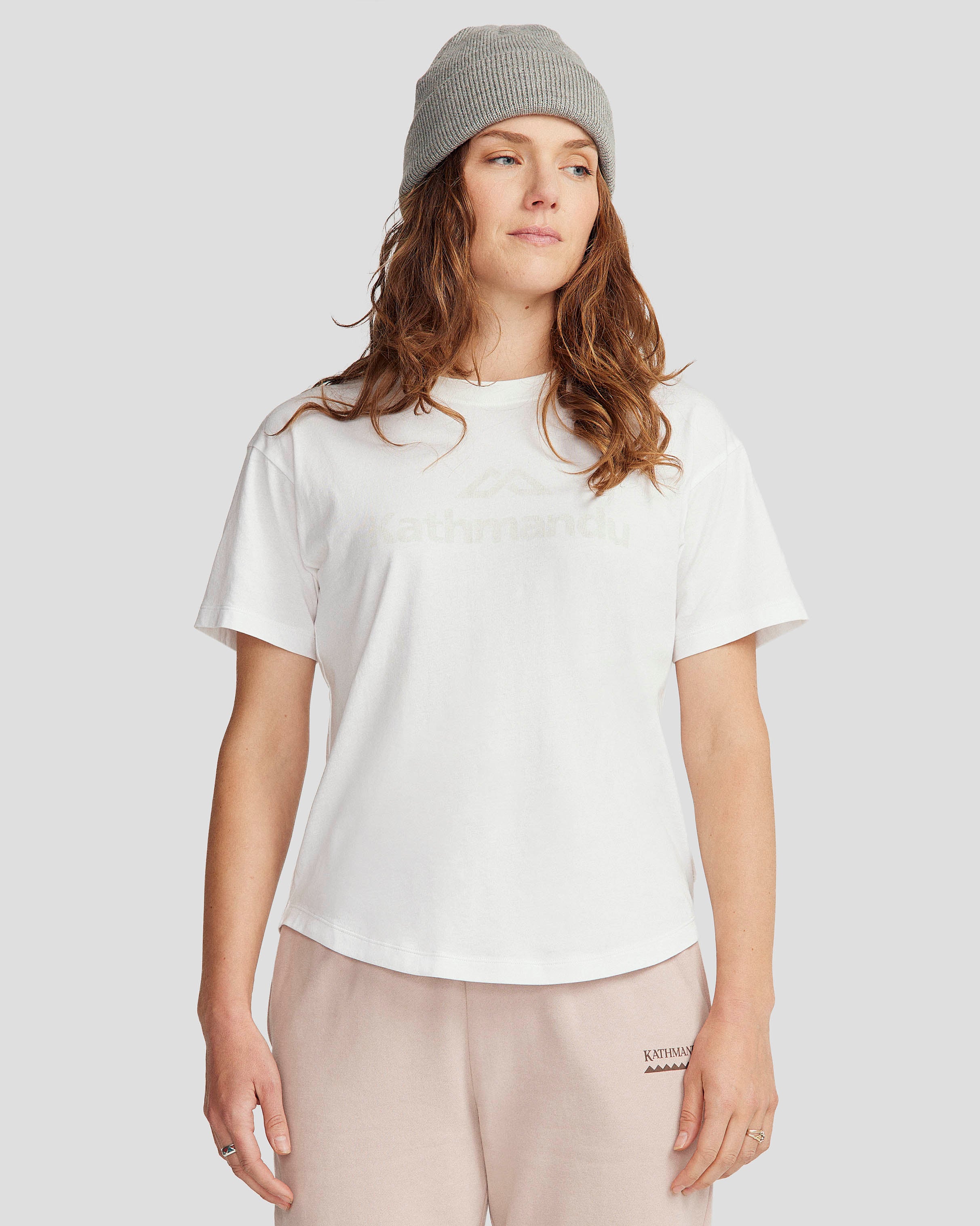 Women's Logo Organic Cotton T-shirt - White