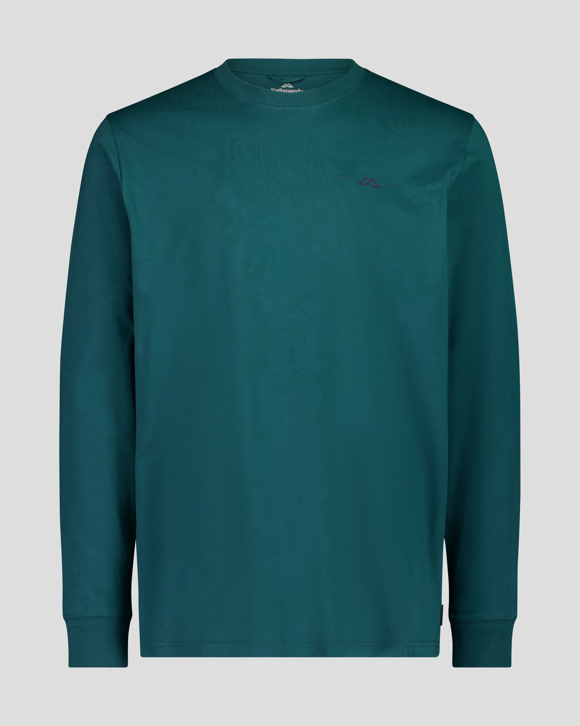 Men's 1987 Organic Cotton Long Sleeve Tee -  Ocean