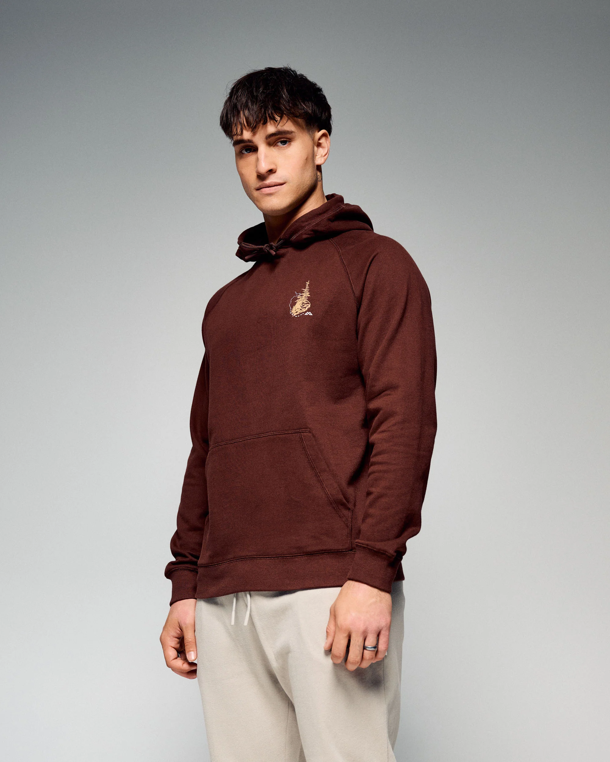 Men's On The Trail Hoodie -  Cocoa