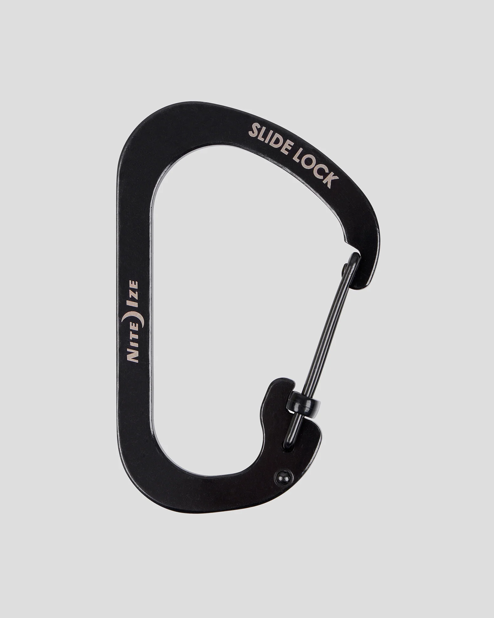 Nite Ize SlideLock Carabiner Stainless Steel #4  - Black