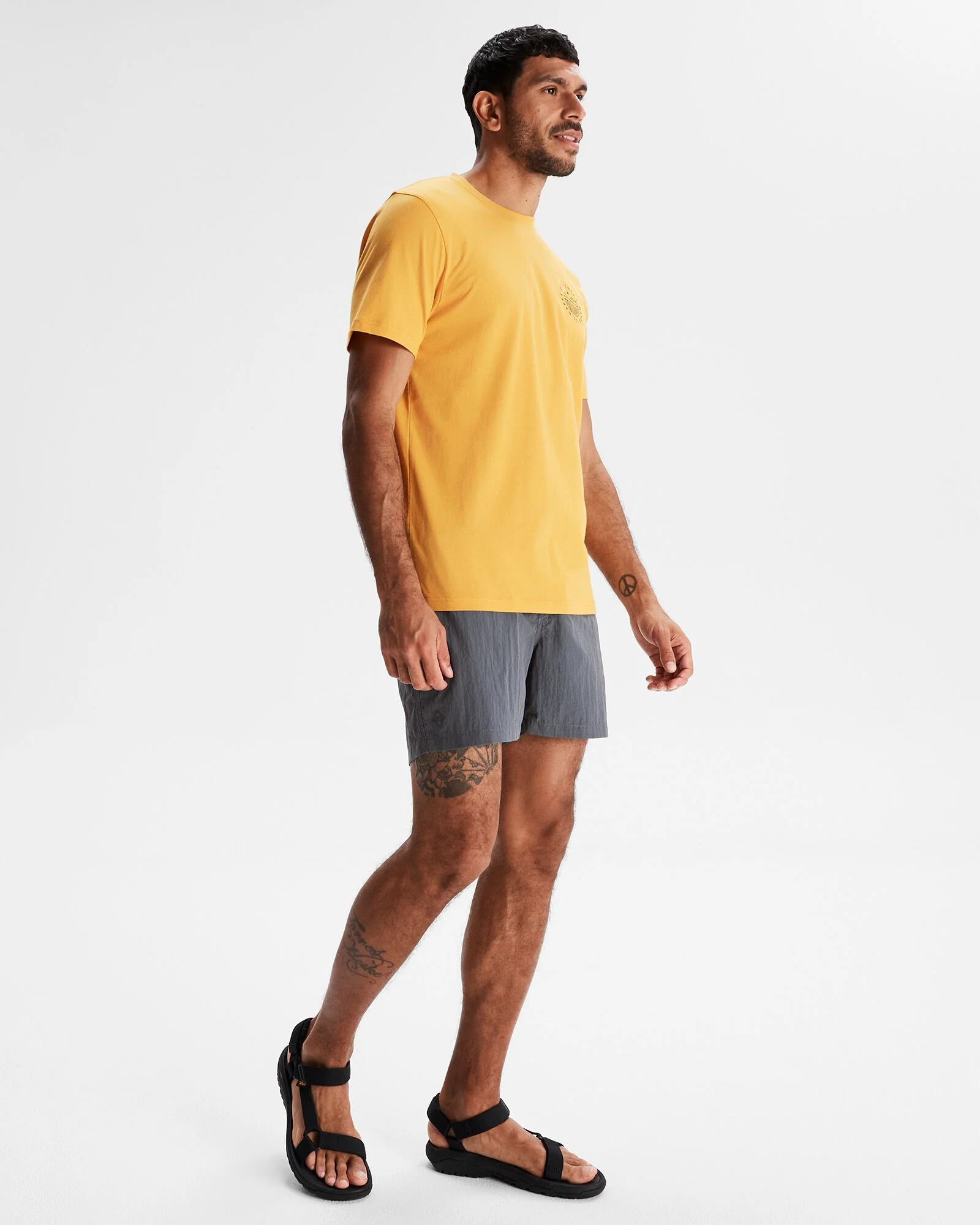 Men's OT Organic Cotton T-shirt - Mustard Yellow