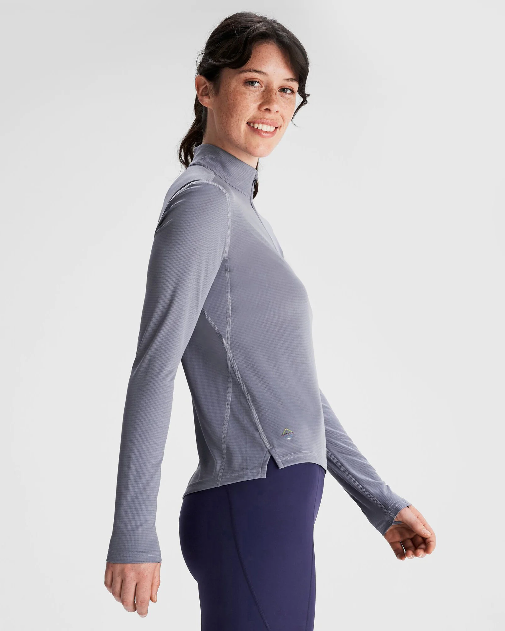 Women's Seeker Quarter Zip Top - Dark Haze