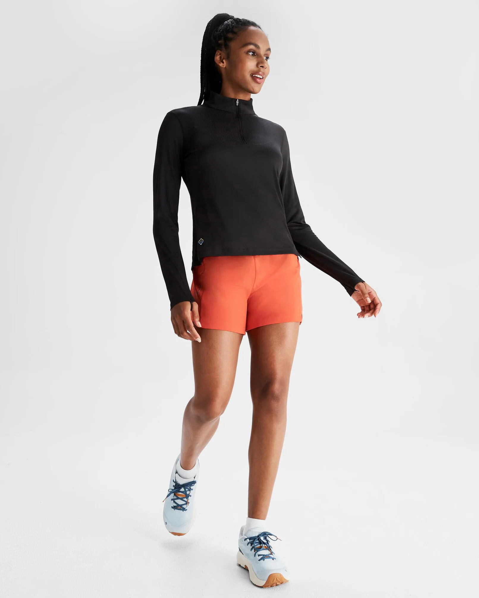 Women's Seeker Lined 4 inch Shorts - Hut Orange