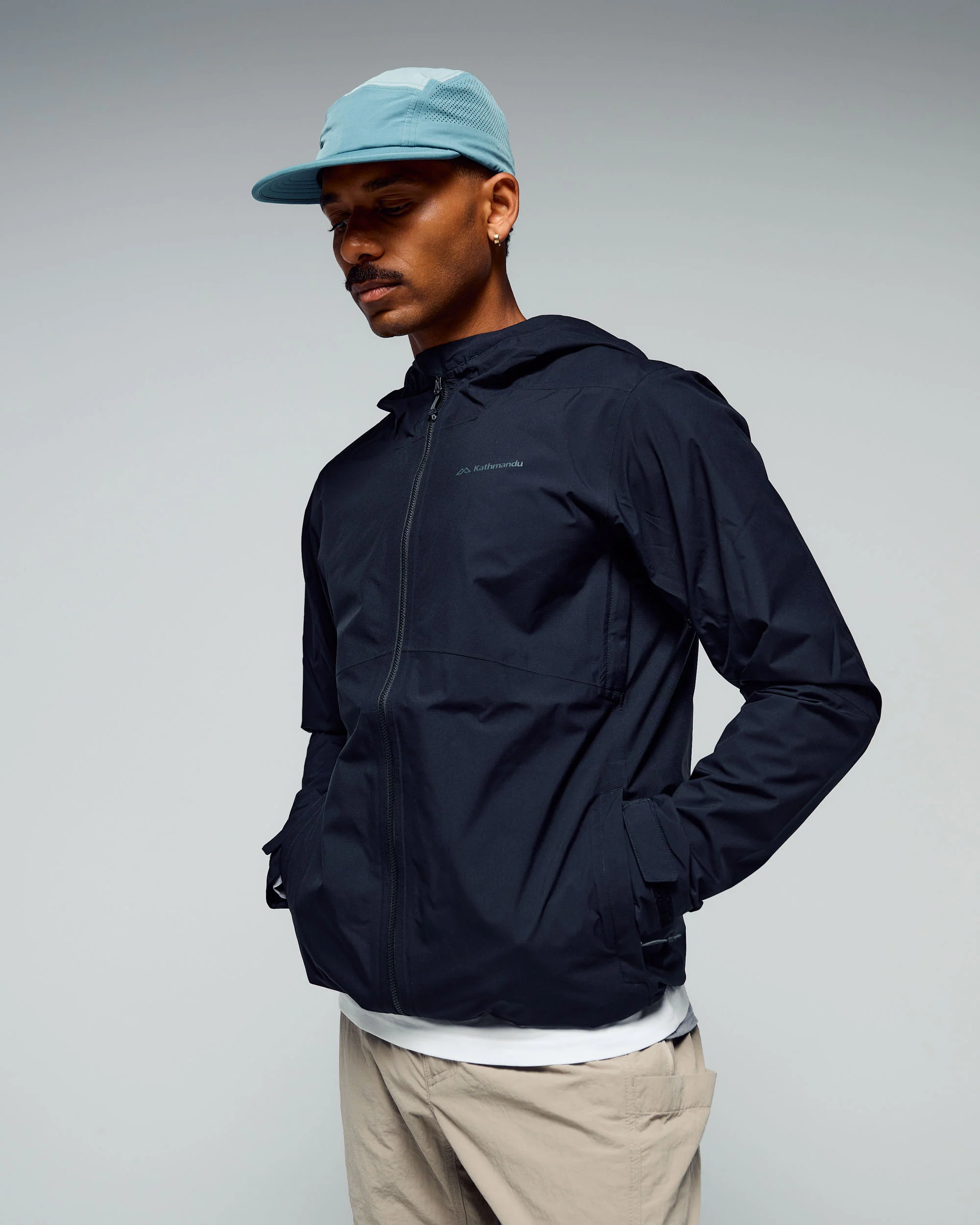 Men's Trailhead Stretch 2.5-layer Rain Jacket - Black Stingray
