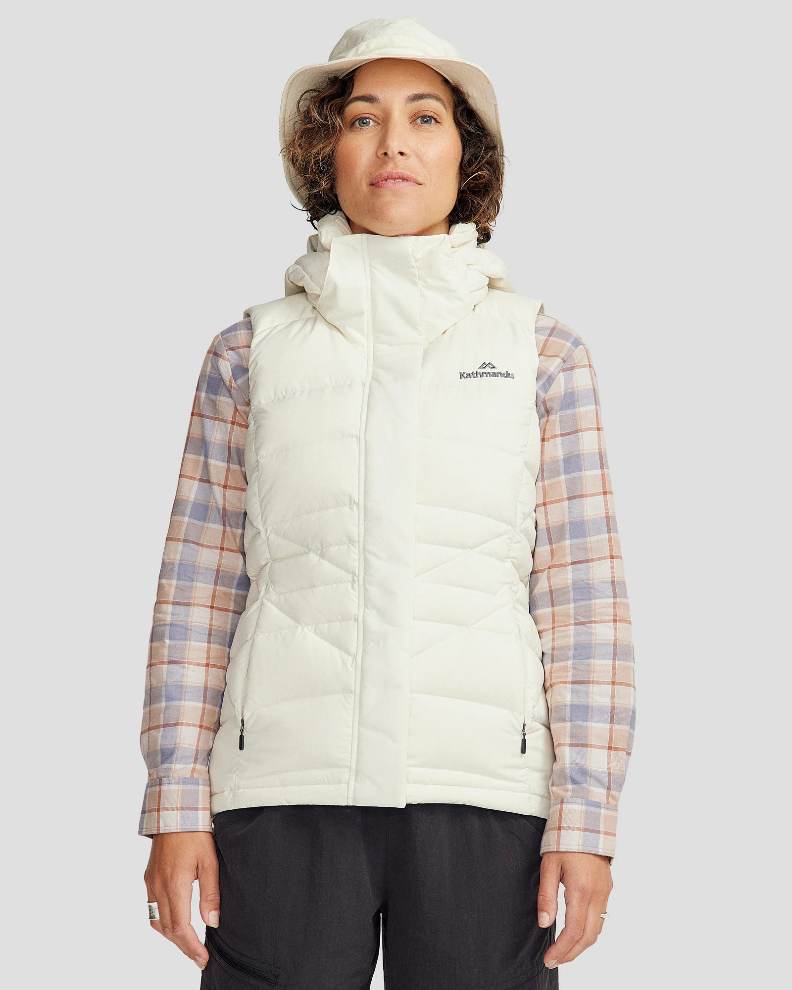 Women's Winterburn Hooded Down Vest - Natural