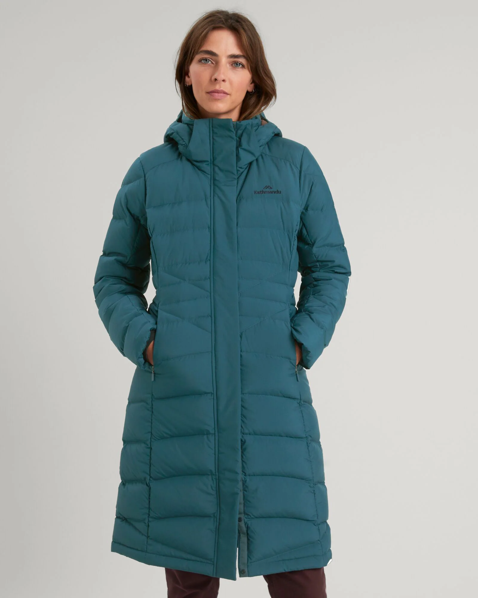 Women's Winterburn Down Parka Jacket - Deep Lagoon