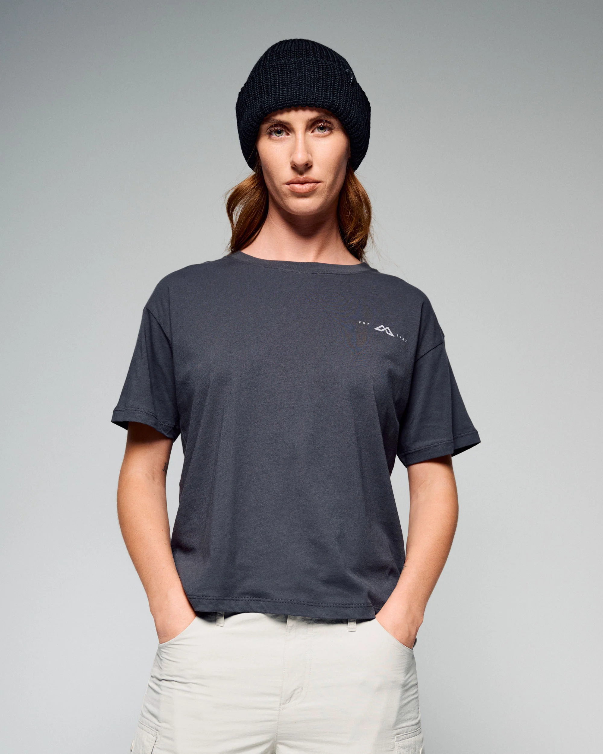 Women's 1987 Organic Cotton Tee - Shale