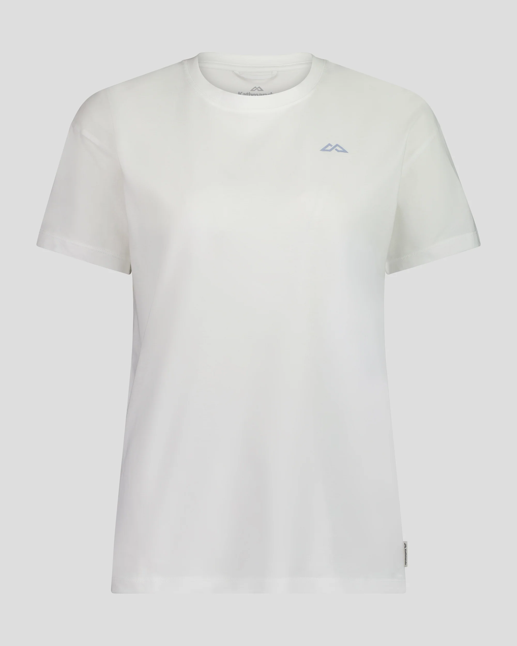 Women's Braided River Organic Cotton T-Shirt -  White