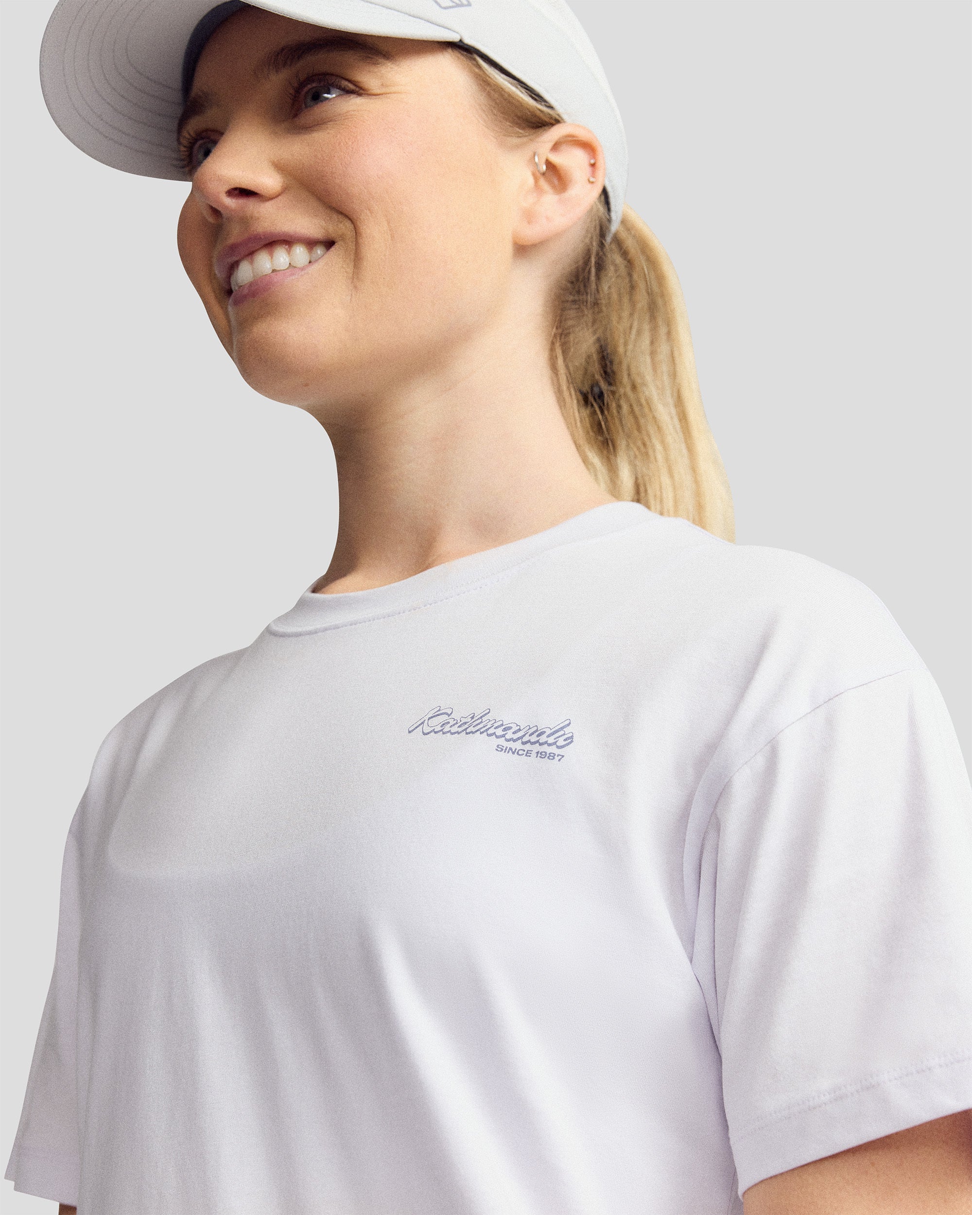 Women’s River Organic Cotton T-shirt  -  Bright Lilac - Image 10