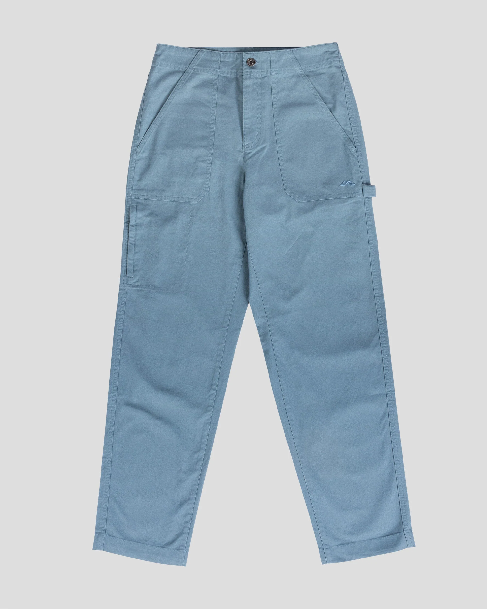 Women’s Weekend Cotton Pants - Washed Blue - Image 6